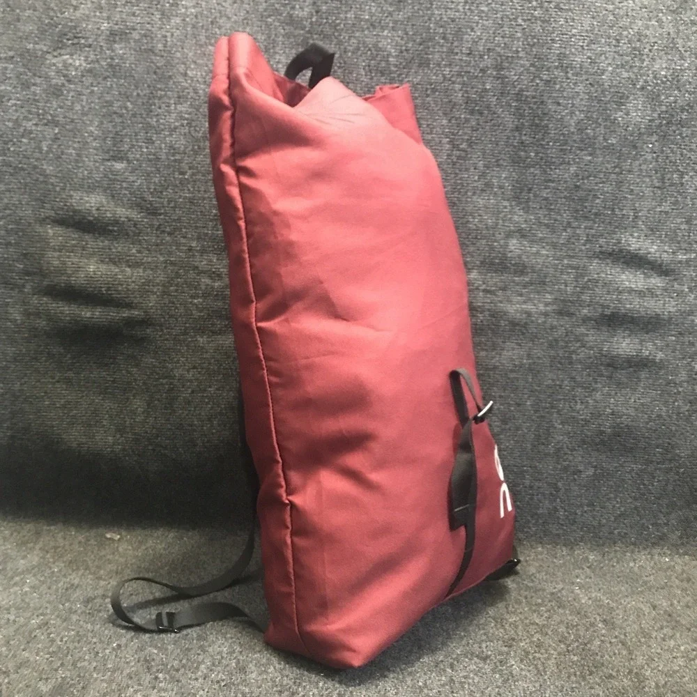 On Cloud Ambassador Maroon/Black  Running Backpack Sack Run Bag w/ Front Logo